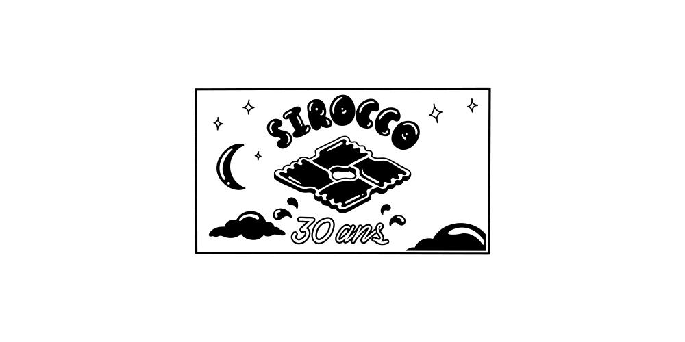 Animation de l'illustration de skate pour Sirocco skateshop
